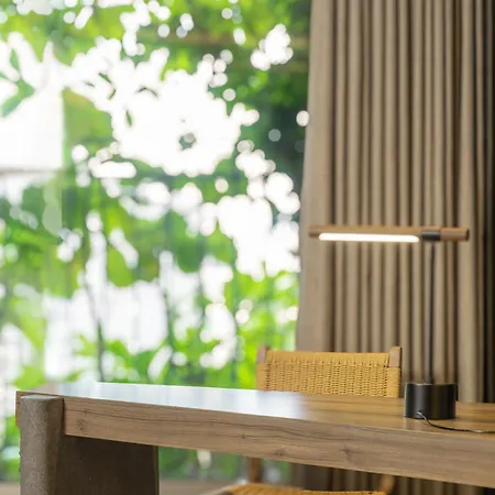 M Hotel Danang Exterior photo A linear table lamp